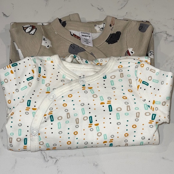 NEW Preemie Asher & Olivia + Nordstrom Baby Footie 1 PC Outfits Sets Puppy Cute! - Picture 2 of 11